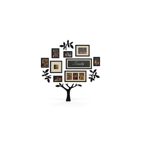 Cadre photo arbre de famille