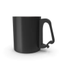 Black Aluminium Cup