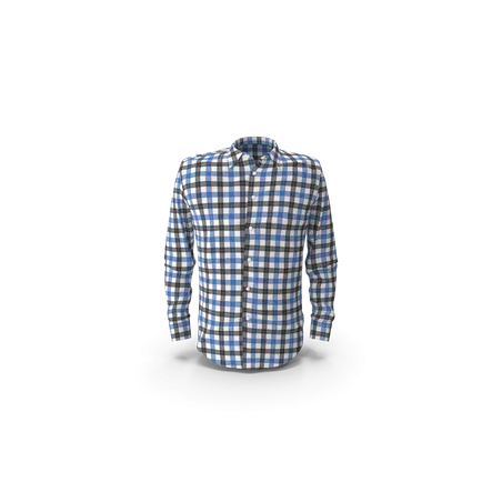 Blue & Black Check Shirt