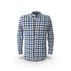 Blue & Black Check Shirt