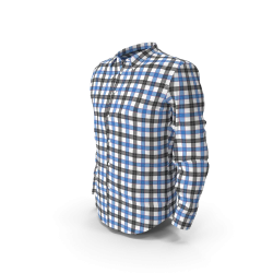 Blue & Black Check Shirt