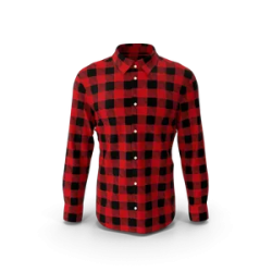 Chemise homme à carreaux