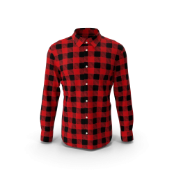 Chemise homme à carreaux