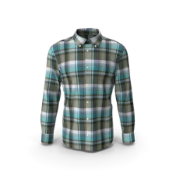 Chemise homme à carreaux classique