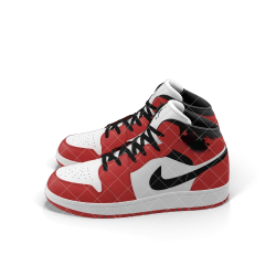 Nike Air Jordan 1 Rouge et Noir
