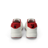 Baskets de sport blanc cassé et rouge