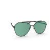 Lunettes vertes et noires