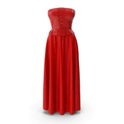 Corset Leather With Skirt
