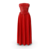 Corset Leather With Skirt