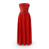Corset en cuir avec jupe
