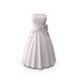 Robe à motif pois