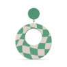 Green Oval Earring
