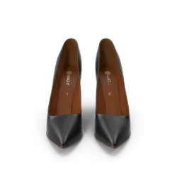 Pantoufles noires et marron