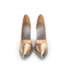 Chaussures dorées femme