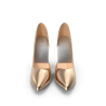 Chaussures dorées femme