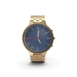 Montre dorée pour femme