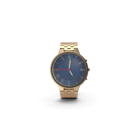 Montre dorée pour femme