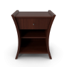 Table de chevet en merisier d'Afrique V2