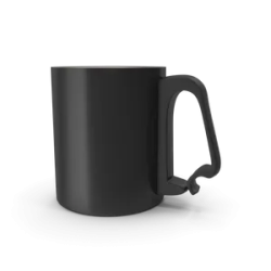 Tasse en aluminium noir V2